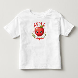Infantil Camiseta de Bebê Fofa Maçã dos Nossos Olhos Adoráv