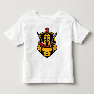 Infantil Camiseta de Bebê Guerreiro Espartano