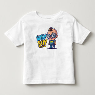 Infantil Camiseta de Bebê Menino - Pequeno Mas Poderoso