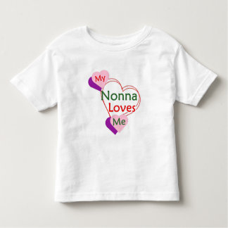 Infantil Camiseta de Bebê ou Criança Nonna Me Ama