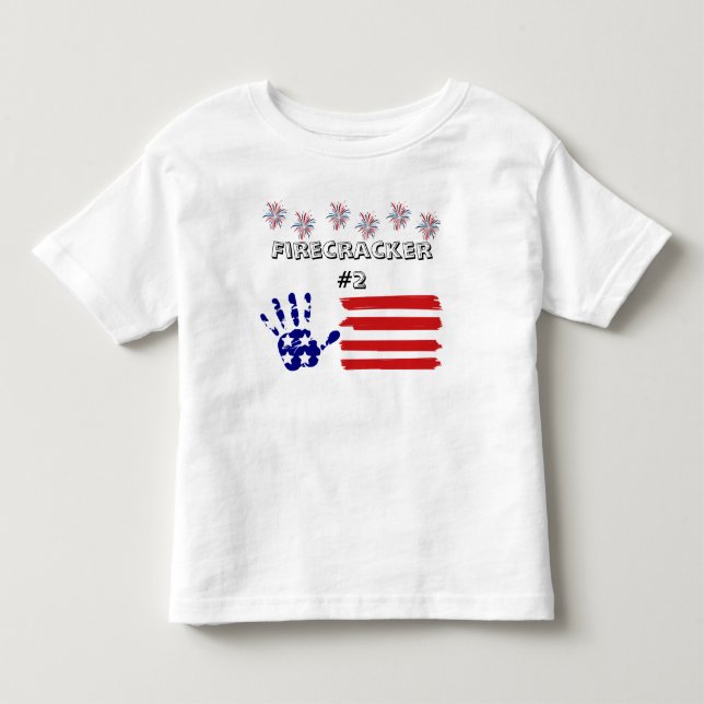 Infantil Camiseta de bebê para 4 de julho (Frente)