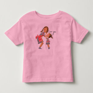 Infantil camiseta de bebê  toddler love