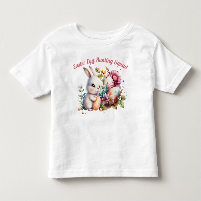 Infantil Camiseta de Caça ao Ovo de Páscoa Toddler (Frente)