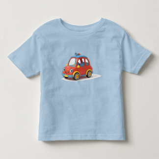 Infantil Camiseta de carro divertida