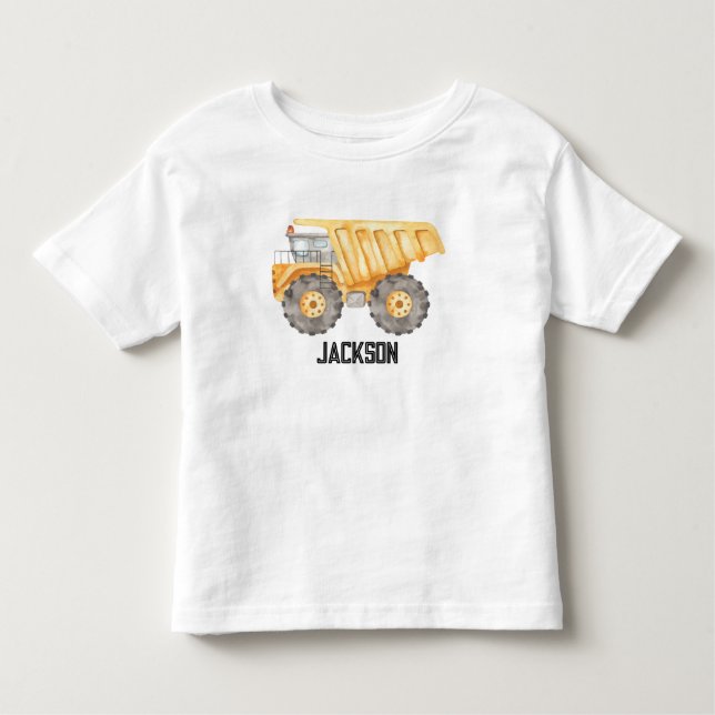Infantil Camiseta de Construção para Bebê (Frente)