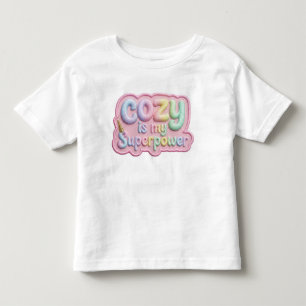 Infantil Camiseta de criança 'Aconchego é meu superpoder'
