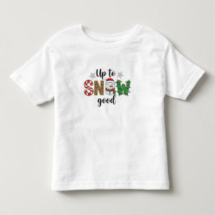 Infantil Camiseta de criança Até neve boa – Boneco de neve