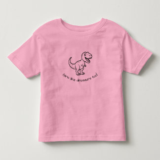 Infantil Camiseta de criança dinossauros também para menina