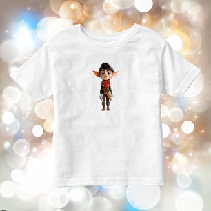 Infantil Camiseta de criança do elfo de Natal adolescente p