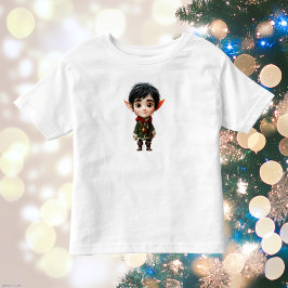 Infantil Camiseta de criança do Elfo de Natal Chill Boy