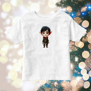 Infantil Camiseta de criança do Elfo de Natal Chill Boy