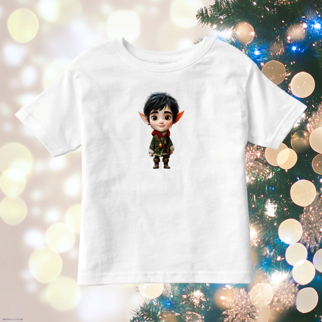 Infantil Camiseta de criança do Elfo de Natal Chill Boy (Criador carregado)