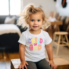 Infantil Camiseta de criança Filho de Deus