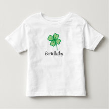 Camiseta de criança nascer Lucky
