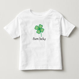 Infantil Camiseta de criança nascer Lucky