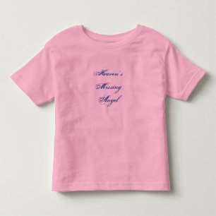 Infantil Camiseta de criança pequena Anjo que falta no Céu