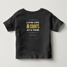 Camiseta de criança "Vivendo a Vida de 8 em 8 Cont