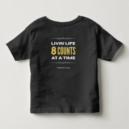 Infantil Camiseta de criança "Vivendo a Vida de 8 em 8 Cont