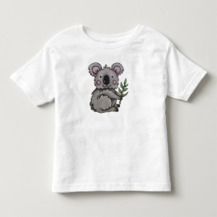 Infantil Camiseta de crianças adoráveis coala
