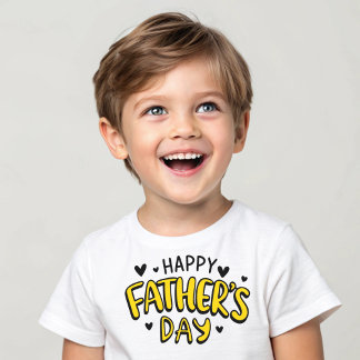 Infantil Camiseta de Dias de os pais Feliz