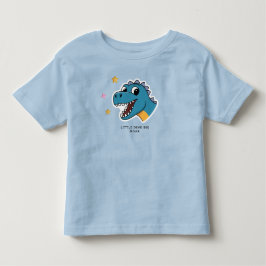 Infantil Camiseta de dinossauro engraçada para crianças Lit