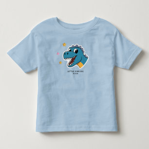 Infantil Camiseta de dinossauro engraçada para crianças Lit