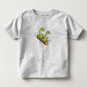 Infantil Camiseta de Dinossauro Fofo para Crianças – Dois D
