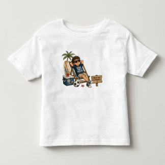 Infantil Camiseta de Férias de Verão para Meninos Ativada
