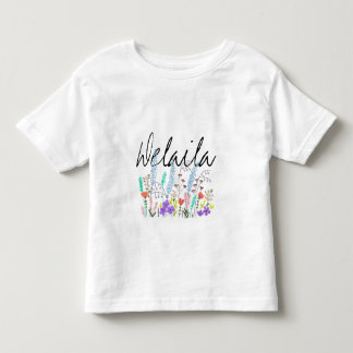 Infantil Camiseta de flores de primavera