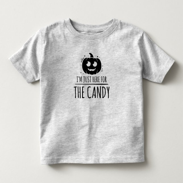 Infantil Camiseta de Halloween Candy (Frente)
