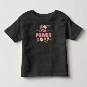 Infantil Camiseta de ideias de presentes florais de meninas