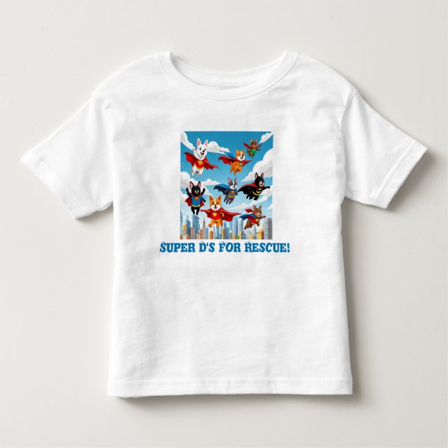 Infantil Camiseta de Impressão Animal (Frente)
