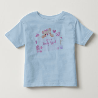 Infantil Camiseta de Jersey 'É uma Menina' para crianças pe