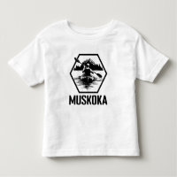 Camiseta de Jersey Fina para Criança Muskoka Ontar