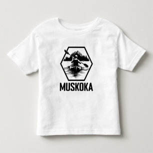 Infantil Camiseta de Jersey Fina para Criança Muskoka Ontar