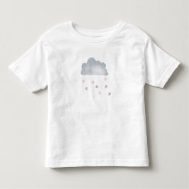 Infantil Camiseta de Jersey Fina para Crianças Cloud & Star