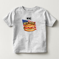 Camiseta de Jersey Fino para Criança de Nova York