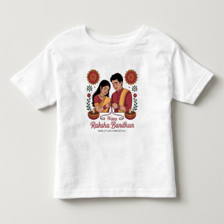 Infantil Camiseta de Jersey Fino Raksha Bandhan para Crianç