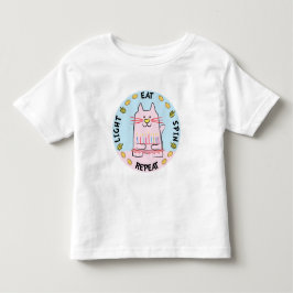 Infantil Camiseta de Manga Curta para Crianças de Hanukkah