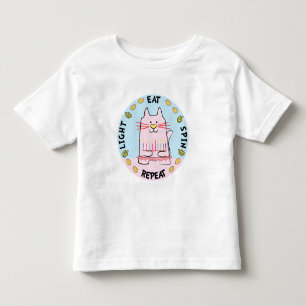 Infantil Camiseta de Manga Curta para Crianças de Hanukkah