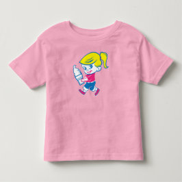 Infantil Camiseta de Menina de Sorvete para Criança 