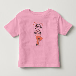 Infantil Camiseta de Meninas Namaste Yoga