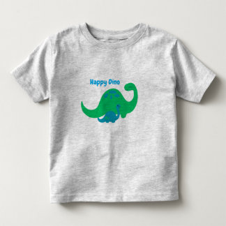 Infantil Camiseta de menino pequeno com estampa de dinossau