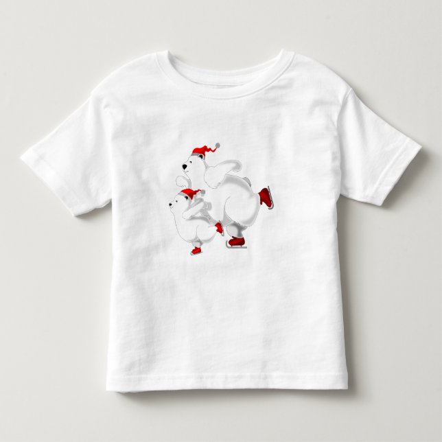 Infantil Camiseta de natal Bear Toddler (Frente)