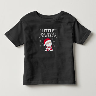 Infantil Camiseta de Natal do Pequeno Papai Noel