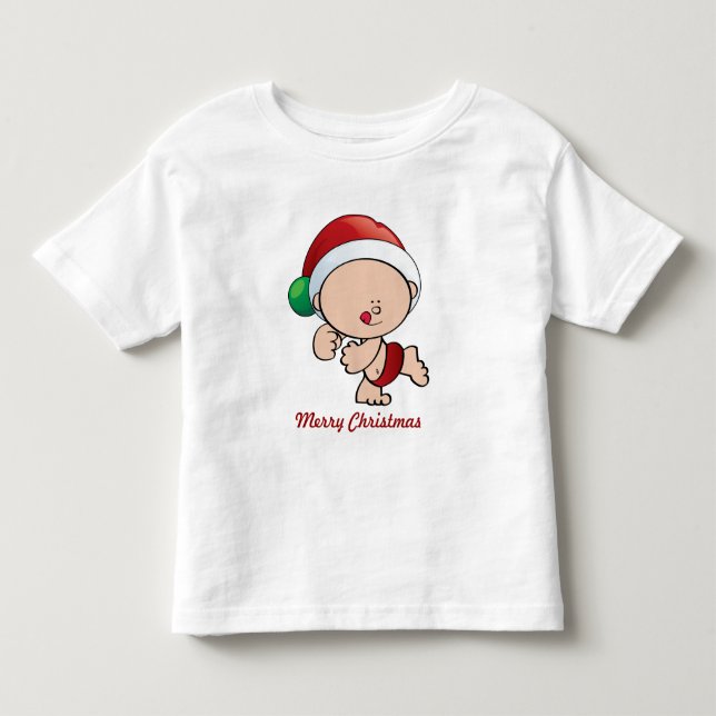Infantil Camiseta de Natal Elf Holiday (Frente)