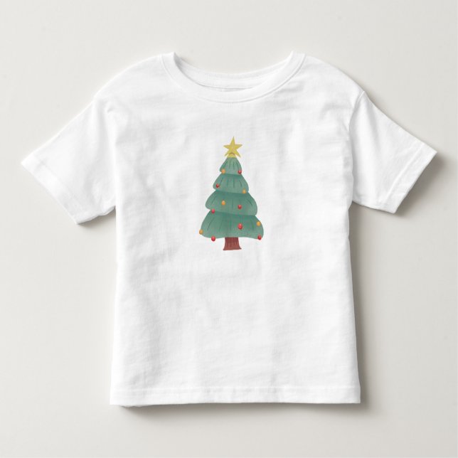 Infantil Camiseta de Natal para crianças pequenas (Frente)
