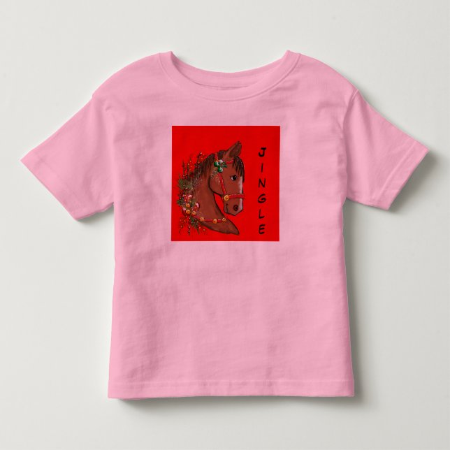 Infantil Camiseta de Natal Toddler (Frente)