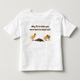 Infantil Camiseta de Platypus para Bebês