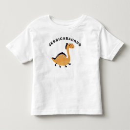 Infantil Camiseta de Presente para Crianças com Nome Dinoss